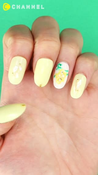 Spring Yellow ♪ Flower Nail