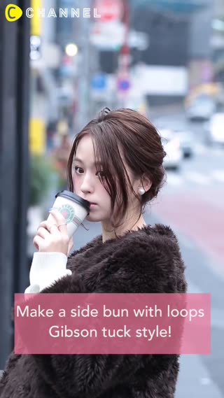 Side bun! Gibson tuck 