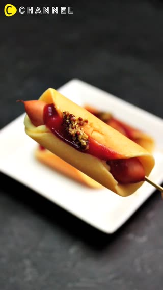 不用炸只要烘烤！嶄新♡烤美式熱狗！