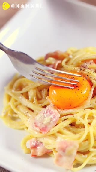 คาโบนาร่านมถั่วเหลือง รสชาติเข้มข้น