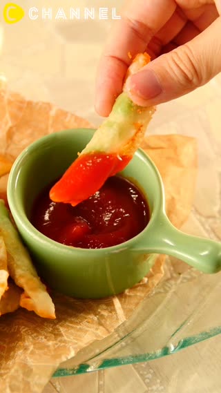 下酒菜簡單做♡酥酥脆脆毛豆起司棒