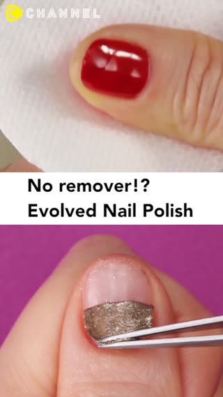 No remover!? Evolved Nail Polish