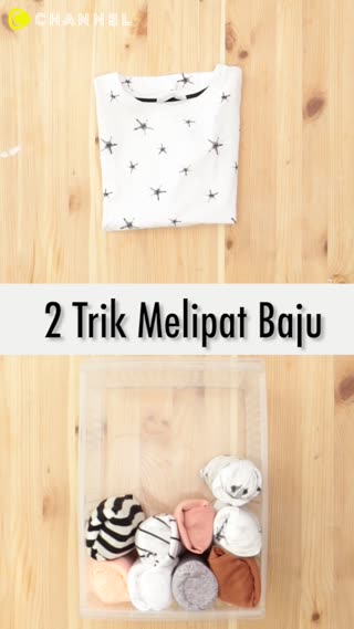 2 Trik Melipat Baju