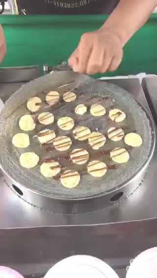 Crepe Charcoal Banaba Choco 