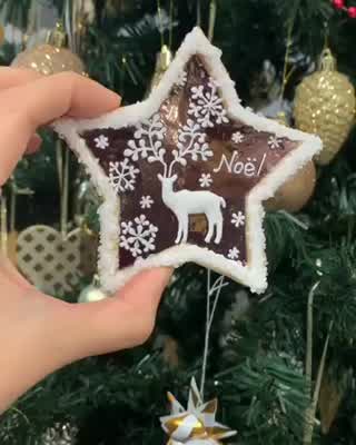 大きなキラキラステンドグラスクッキー