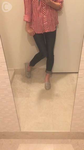 ギンガムチェックシャツを使ったカジュアルコーデ♡