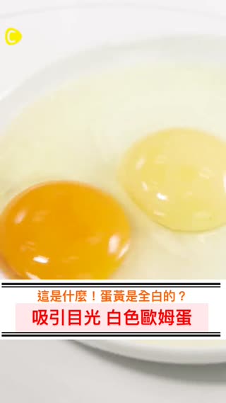 全部都是純白的料理！提升美感的蛋