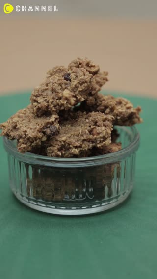 Biskuit Oat Kismis dan Almond