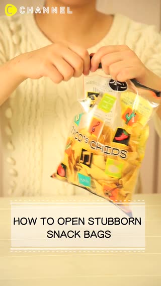 How to Open Stubborn Snack Bags