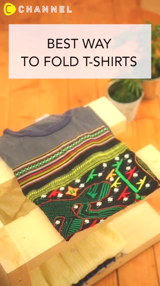 BEST WAY TO FOLD T-SHIRTS 