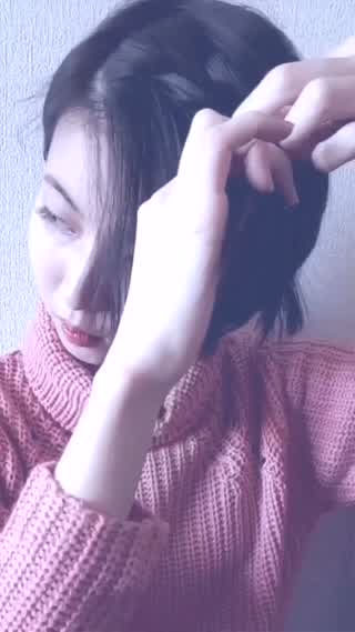 ショートヘアアレンジ！三つ編みで簡単