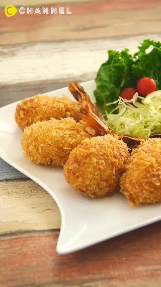 美味的海鮮料理☆在家自己做日式炸蝦