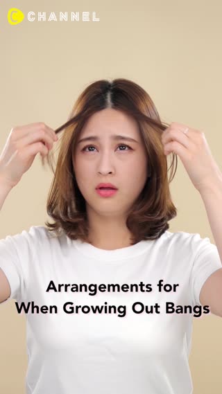 Arrangements for When Growing Out Bangs