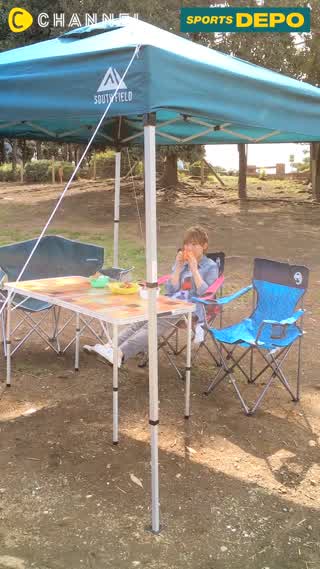 BBQの必需品！たった２人で簡単に組み立てられるタープテントで快適BBQを！