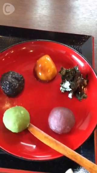 "新潟"長岡で人気の5色団子を食べました♪