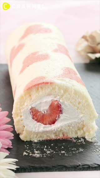 เค้กโรลดับเบิ้ลฮาร์ท ซ่อนหัวใจเซอร์ไพรส์