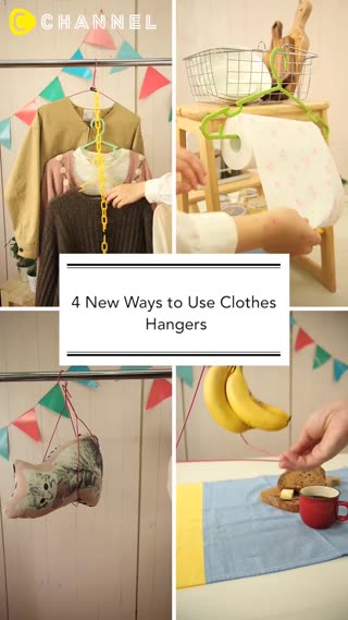 4 New Ways to Use Clothes Hangers