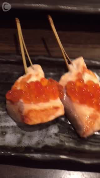 道頓堀の串焼き鉄板焼き！ストップを言うまで、おまかせで出てきて全部おいしい！