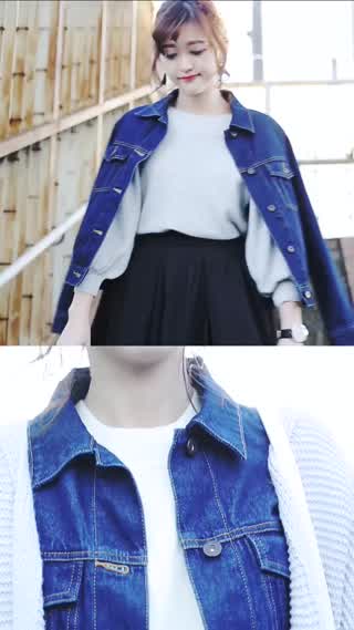 【GU&ユニクロ】定番春アウターデニムジャケットで1週間着回しコーデPART3