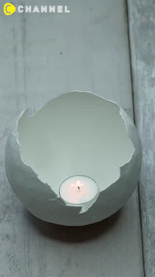 風船に意外な使い道♡まんまるキャンドルホルダーのつくり方