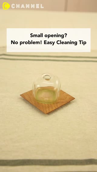 Small opening? Use Egg Shells to Clean!