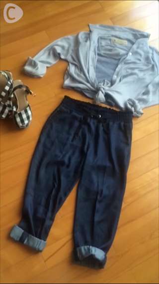 ポカポカ陽気のパンツ春コーデ♡