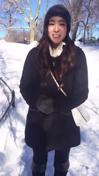 真っ白な世界のセントラルパーク☆