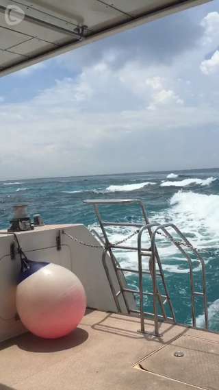 Went to Nagannu Island on a ferry!