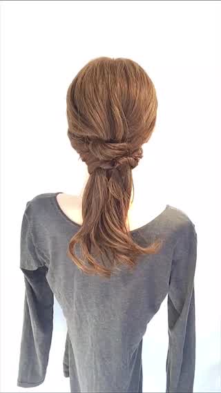 寝ぐせのままで手ぐしでアレンジ‼️簡単大人向けのヘアアレンジです‼️