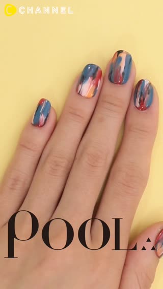 it Girl 風 ♡トレンド柄ネイル