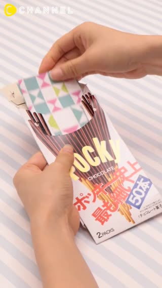 像繪本裡出現的包裹♪可愛的「糖果信封」