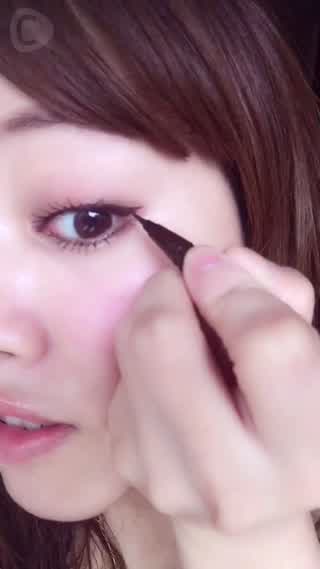 フランスの女の子のようなお人形お目めに♡ 下まつげこっそり描きたしテク