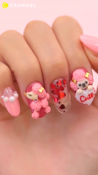 Dog Nail Art