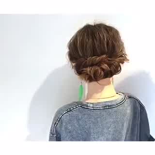 デートにオススメ‼️色っぽさUPの簡単ショートアレンジ