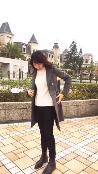 毛衣一定要高領的才流行！簡單就有型的穿搭分享