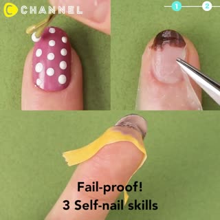 Fail-proof! Three self-nail skills