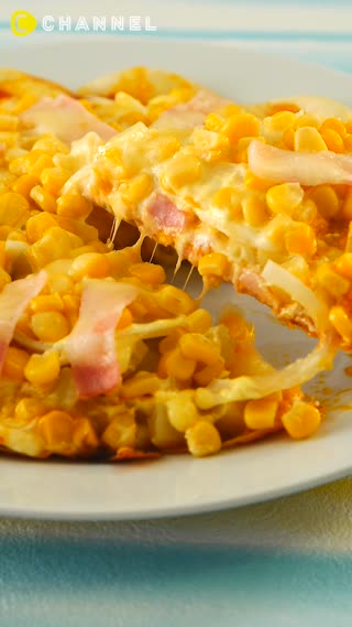 フライパンひとつで作る！時短マヨポテピザ