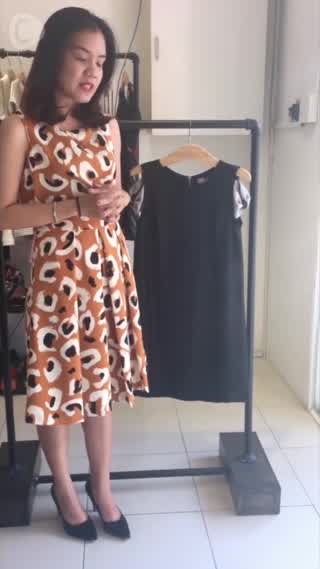 [Vietnam] Short dress with bow sleeves