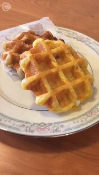 Autumn Limited flavor! Manneken Waffle a