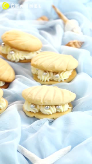 #เชลล์ชวนชิม คุกกี้หอยเชลล์ไส้ครีมชีส  