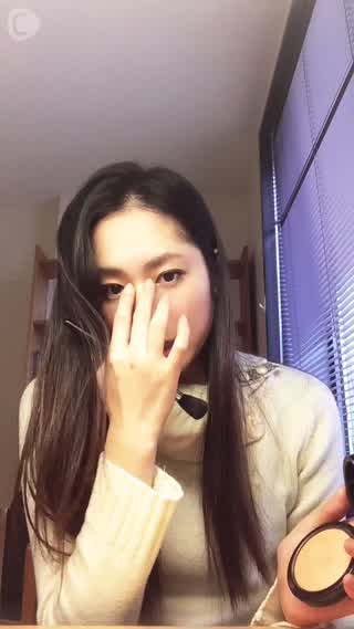 ホリが深く見えるメイク法part2