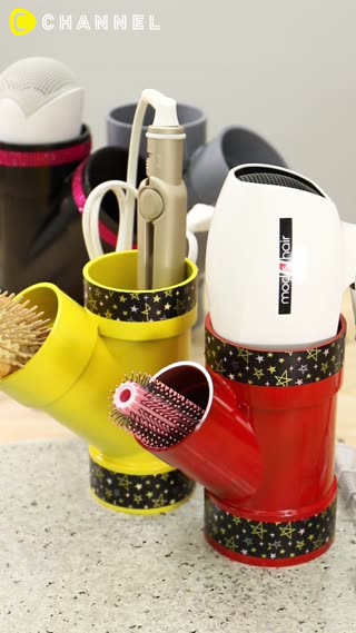 DIY Hair Tool Holder♪