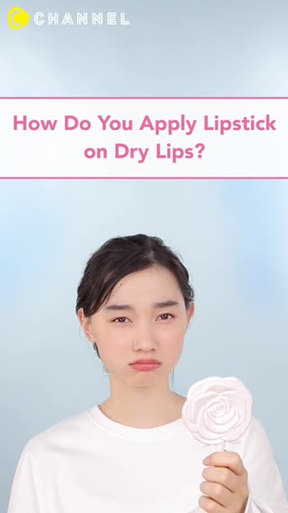 How to Apply Lipstick on Dry Lips