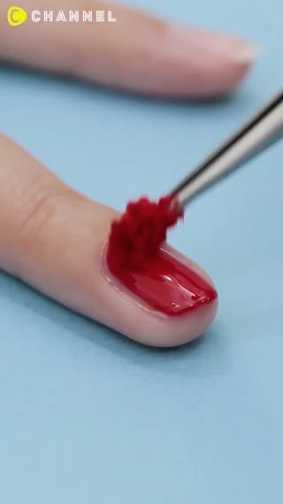 Fluffy Texture Nail Art