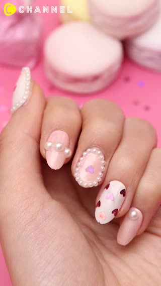 Kawaii Pastel Color Nail Art
