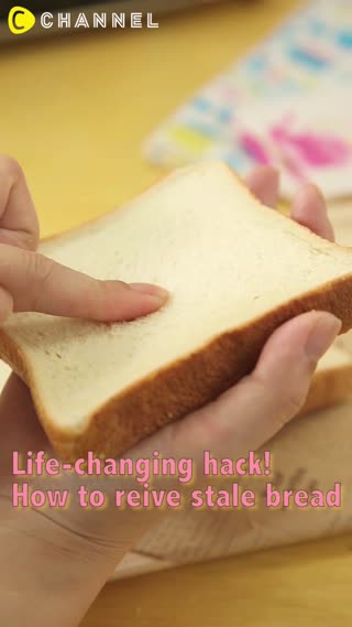 Lifehacks!How to revive stale bread