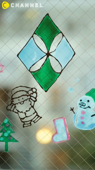 クリスマスにピッタリ☆手作りガラスアート