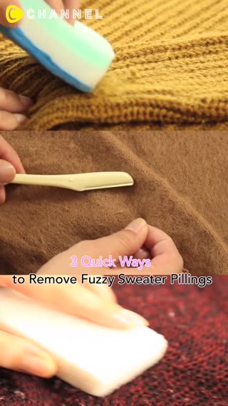 3 Ways to Remove Fuzzy Sweater Pillings