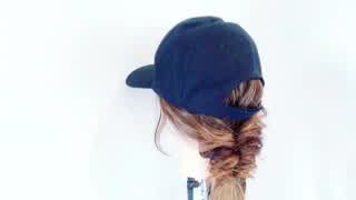 5/9本日のキャップに似合うくるりんぱアレンジの動画