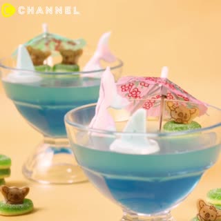 涼爽的夏天氛圍！時髦風果凍杯